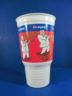 Pepsi Cola Kentucky Fried Chicken KFC Disposable Plastic Cup