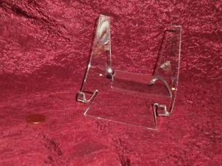 12) Clear Acrylic Plate Stands/Easels fits 6 9 Plate/Tile