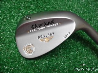 Very Nice Cleveland 588 Tour Zip Grooves Forged 50 degree Gap Wedge