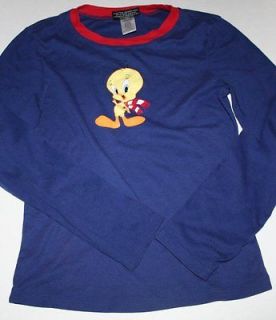 Looney Tunes Tweety Bird Long Sleeve T Shirt Size M Medium Sylvester