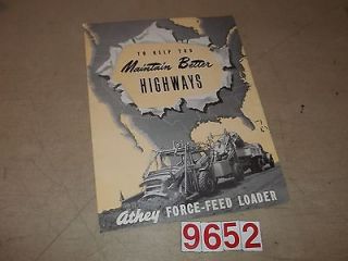1944 Athey Force Feed self propelled Loader Sales Folder 44