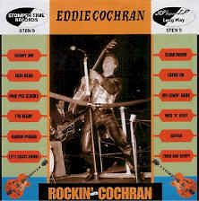 EDDIE COCHRAN   ROCKIN WITH   DELETED UK 10 ROCKABILLY VINYL LP
