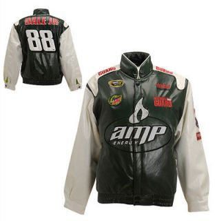 Jr Leather Winter Nascar Racing Jacket Coat Size Large L NWOT