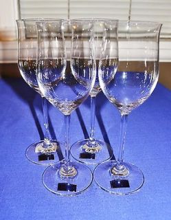 SET OF 4 WATERFORD MARQUIS VINTAGE WHITE WINE GLASSES