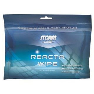 Storm Reacta Wipes Bowling Ball Cleaner  20 Per Pack