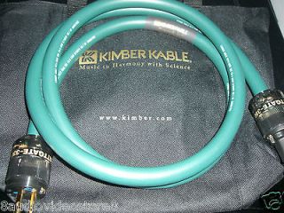 New Kimber Kable PowerKord10 GOLD Power Cable 6ft MSRP $370