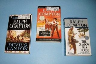 Ralph Compton Westerns Lot of 3 Assorted paperbacks