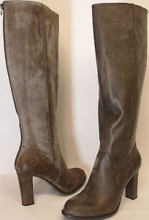 Enzo Akaryssa Womens Sz 10 M Leather Fashion Knee High Boots Zipper