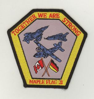 force patch Maple Flag 31 1998 F4F Phantom Tornado Cold Lake Canada