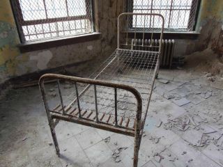 Steel Bed Frame from the Former Norwich State Hospital