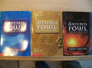 Eoin Colfer Artemis Fowl Lot Scholastic Eternity Code The Opal