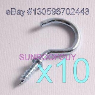 Cup Hook Stainless Steel Outdoor (10 pcs) SS ★ NEW
