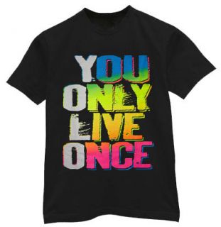 only live once neon design party drinking college tee shirt t shirt