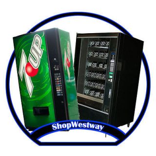 and National Snack Vending Machines Combo Multi Price Cans Bottles