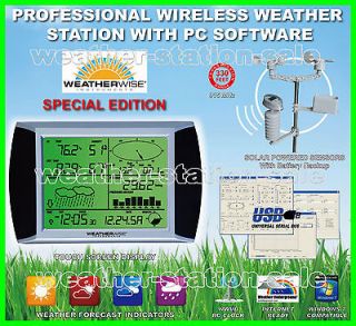 WEATHER STATION w/FREE EASYWEATHER COMPUTER SOFTWARE INTERNET READY