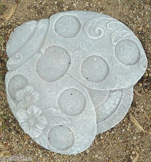 abs plastic ladybug / plaque stepping stone plaster concrete mold