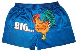 Mens Boxer Shorts Big Cock Boxers novelty underwear chicken RRP £10