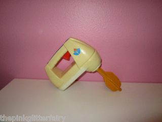 Price VINTAGE kitchen hand held pretend play Mixer toy VERY USED