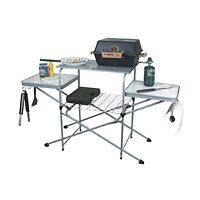 Camping Table Portable Tailgating BBQ Table Foldable Picnic Cooking