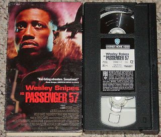 Newly listed VHS PASSENGER 57 starring Wesley Snipes Warner Home Video
