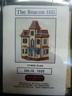 scale Miniature Wood Dollhouse Kit The Beacon Hill by NorthEastern