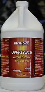 UnSmoke Un Flame Commercial Grade Fire Retardant Treatment Chemical