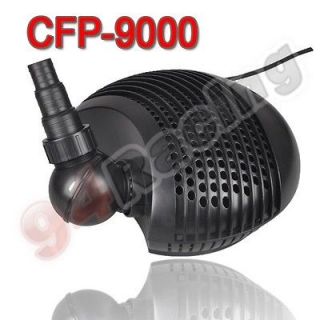 95W 9000L/H High Power Submersible Water Pond Garden Pump Filter