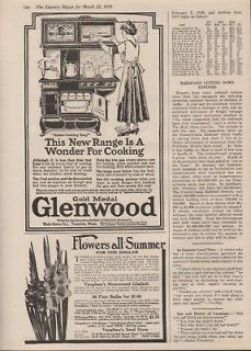 Newly listed A  1919 GLENWOOD STOVE OVEN BAKERY KITCHEN APPLIANCE COOK