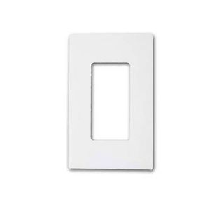 10) Decorator Screwless White Wall Plate,1 Gang Decorator GFCI Cover