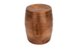 On Sale New Copper Stool Barrel Shaped For Affordable Sitting Capacity