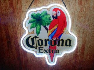 New Corona Extra Beer Parrot Neon Light Sign Gift Pub Home Beer Bar