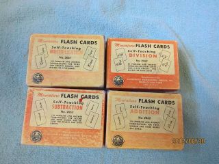 Vintage Compact Teaching Flash Cards for Mathematics The Early Years