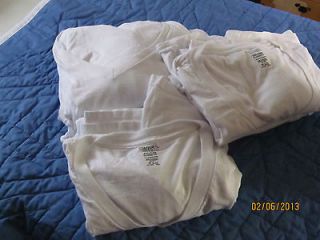 Mens V Neck T Shirts Underwear XXL Cotten White Stafford Jockey 1397