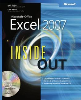 Office Excel 2007 Inside Out by Mark Dodge, Craig Stinson Douglas