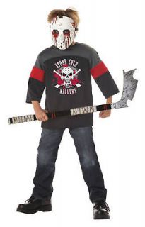 Creepy Scary Ice Hockey Jason Blood Sport Child Costume