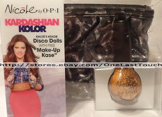 Color OPI Nicole DISCO DOLLS Nail Polish Gift Set + MAKEUP CASE