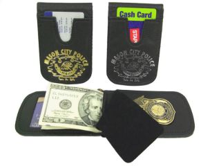 Wallet Front Pocket ID/Money/Credi t Cards Leather Michigan Star