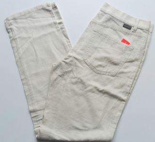Pants Mens Trousers Linen Breeze Natural/Off White Sizes 32,34,36