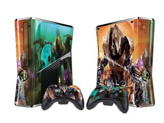 HALO Protector Skin Decal Sticker for Xbox 360 Slim and 2 controllers