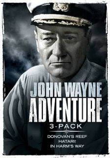 John Wayne Adventure 3 Pack (DVD, 2012, 3 Disc Set) New