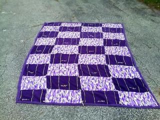 Crown Royal and Purp[le camo Quilt made to order 60x80 rag or