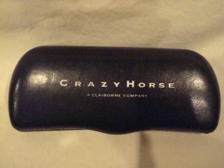 CRAZY HORSE Claiborne Hard Eyeglass Case Vision Care Storage Sun