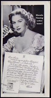 Vintage 1953 Woodbury Deluxe Cold Cream with Penaten Magazine Ad