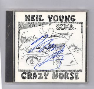 Neil Young Signed Autographed Cd Zuma Crazy Horse