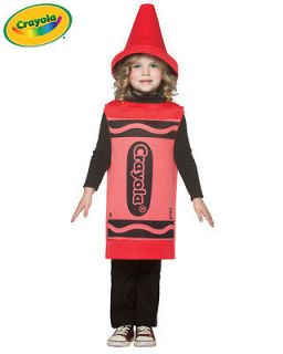 Child Boys Girls Red Crayola Crayon Crayons Halloween Toddler Costume