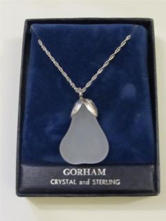 gorham crystal necklace