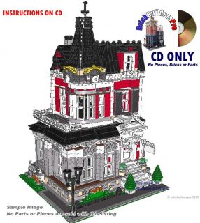 Victorian Corner House Instructions CD Custom Lego ® 10218 10224 city