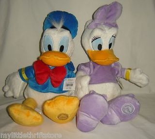 NEW with Tags Disney Store Plush DONALD DUCK and DAISY DUCK
