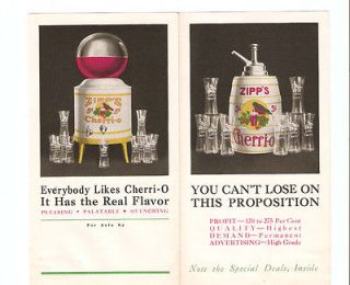 1910S ZIPPS CHEERIO SHOWS SODA FOUNTAIN DISPENSER + ETCH GLASSES ON