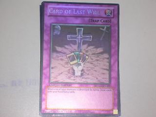 Yugioh Orica Card of Last Will Custom Trap
